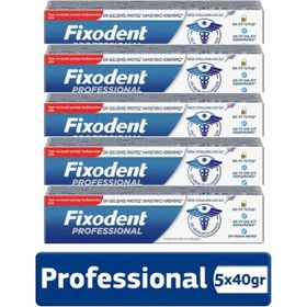 Fixodent 5x40 gr Professional Diş Protez Yapıştırıcı Krem