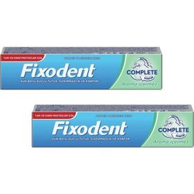 Fixodent Complete 2x47 gr Aroma İçermez Diş Protez Yapıştırıcı Krem
