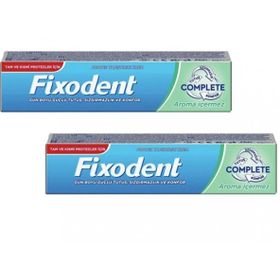 Fixodent Complete 2x47 gr Aroma İçermez Diş Protez Yapıştırıcı Krem