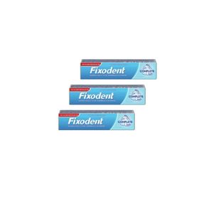 Fixodent Complete 47 gr x 3 Ferah Diş Protez Yapıştırıcı Krem