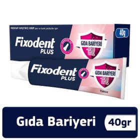 Fixodent Plus 40 gr Gıda Bariyeri Protez Diş Yapıştırıcı