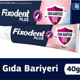 Fixodent Plus 40 gr Gıda Bariyeri Protez Diş Yapıştırıcı