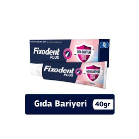 Fixodent Plus 40 gr Gıda Bariyeri Protez Diş Yapıştırıcı
