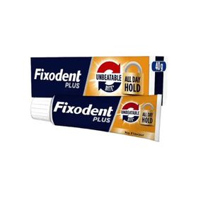 Fixodent Plus Premium 40 gr Güçlü Tutuş Protez Diş Yapıştırıcı Krem