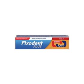 Fixodent Plus Premium 40 gr Güçlü Tutuş Protez Diş Yapıştırıcı Krem