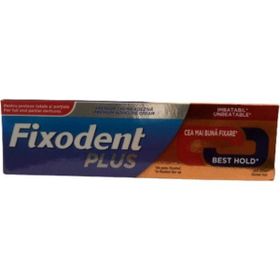 Fixodent Plus Premium 40 gr Güçlü Tutuş Protez Diş Yapıştırıcı Krem