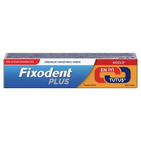 Fixodent Plus Premium 40 gr Güçlü Tutuş Protez Diş Yapıştırıcı Krem