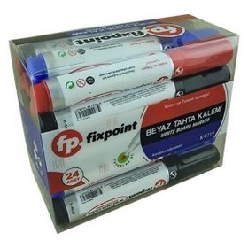 Fixpoint K-4719 24'lü Beyaz Tahta Kalemi