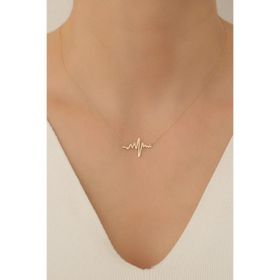 Fiyonk 14 Ayar 0,77 gr 43 cm Altın Ritim Kolye