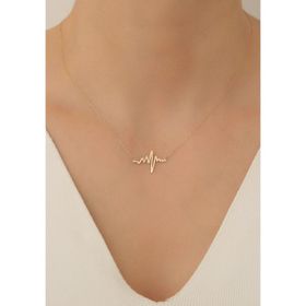 Fiyonk 14 Ayar 0,77 gr 43 cm Altın Ritim Kolye