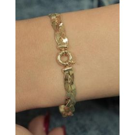Fiyonk Kuyumculuk 14 Ayar 18 cm Altın İtalyan Örgü Bileklik