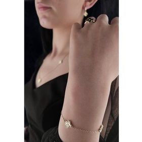 Fiyonk Kuyumculuk 14 Ayar Altın 3'lü Şans Yoncası Set
