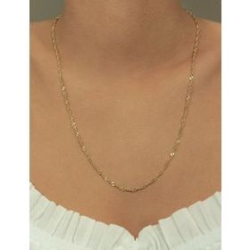 Fiyonk Kuyumculuk 2.10 mm 14 Ayar Altın Singapur Zincir