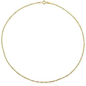 Fiyonk Kuyumculuk 2.30 mm 14 Ayar Altın Singapur Zincir