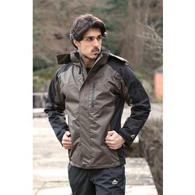 Fiyort FY162 Sogne 3in1 Poları Çıkabilen Su Geçirmez Haki Renk Mont