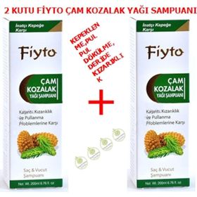 Fiyto Çam Kozaklaklı 2x200 ml Saç ve Vücut Şampuanı
