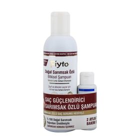 Fiyto Doğal Sarımsak Özlü 500 ml Bitkisel Şampuan + Sarımsak Özlü 75 ml Saç Bakım Serumu