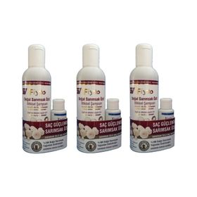 Fiyto Doğal Sarımsak Özlü Bitkisel 3x500 ml Şampuan + Sarımsak Özlü 3x75 ml Saç Bakım Serumu
