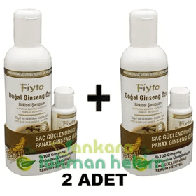 Fiyto Ginseng Özlü Bitkisel 2x500 ml Şampuanı