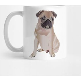 Fizello Pug Puppy Kupa Bardak