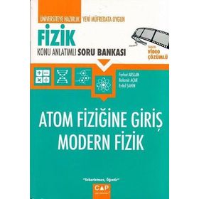 Fizik Dalga Mekaniği Atom ve Modern Fizik Konu Anlatımlı Soru Bankası - Çap Yayınları