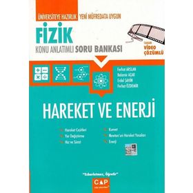 Fizik Hareket ve Enerji Konu Anlatımlı Soru Bankası - Çap Yayınları
