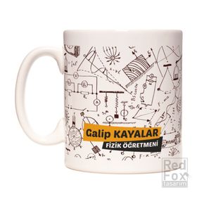 Fizik Öğretmeni Kişiye İsme Özel Meslek Kupa Bardak