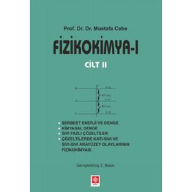 Fizikokimya 1 - Cilt 2 Ekin Basım Yayın