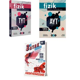 Fiziksel Alan Yayınları TYT AYT Fizik Soru Bankası Seti Yeni 2020