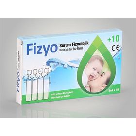 Fizyo Fizyolojik Flakon 5 ml 10 Adet Serum