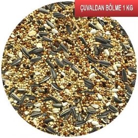Fizzy 1 kg Çuvaldan Bölme Paraket Küçük Papağan Kuş Yemi