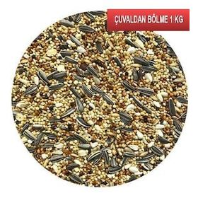Fizzy 1 kg Çuvaldan Bölme Paraket Küçük Papağan Kuş Yemi