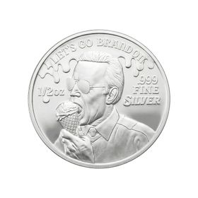 FJB Lets Go Brandon Gümüş Sikke Coin