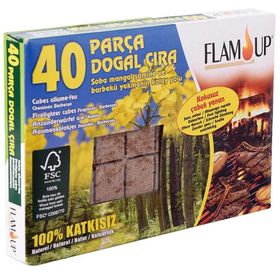 Flam Up Çiçek Özlü 40'lı Doğal Çıra