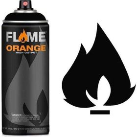 Flame 5710334 N:901 Thick Black Orange 400 ml Sprey Boya