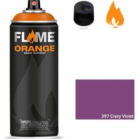 Flame 5718976 N:397 Crazy Violet Orange 400 ml Sprey Boya