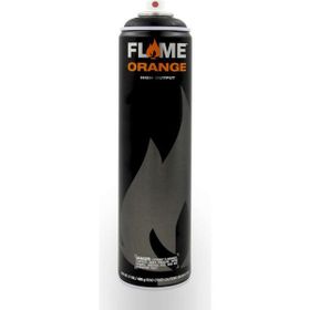 Flame 901 Orange 600 ml Thick Black Sprey Boya