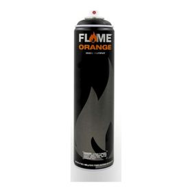 Flame 901 Orange 600 ml Thick Black Sprey Boya