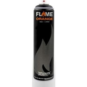 Flame 901 Orange 600 ml Thick Black Sprey Boya