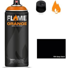 Flame FO904 Deep Black 400 ml Sprey Boya