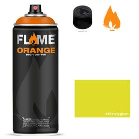 Flame Orange 623 Crazy Green 400 ml Sprey Boya