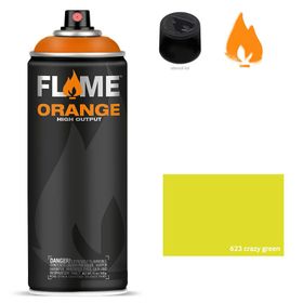 Flame Orange 623 Crazy Green 400 ml Sprey Boya