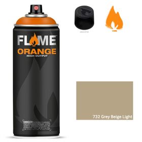 Flame Orange 732 Grey Beige Light 400 ml Sprey Boya