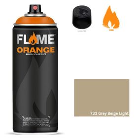 Flame Orange 732 Grey Beige Light 400 ml Sprey Boya