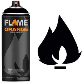 Flame Orange N:904 Deep Black 400 ml Sprey Boya