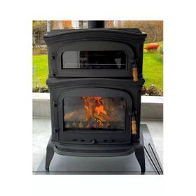 Flamestove FS-033 Altara Premium Tek Camlı Kuzineli Döküm Soba