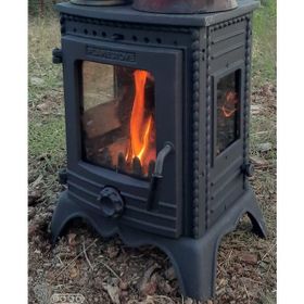 Flamestove FS-052 Minör Lüx 3 Camlı Döküm Soba