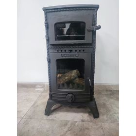 Flamestove FS-054 Majör Lüx 3 Camlı Kuzineli Döküm Soba