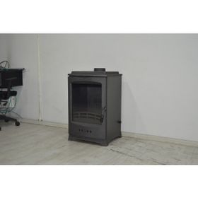 Flamestove FS-201 Lodi Füme Tek Camlı Döküm Soba