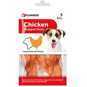 Flamingo 241-514533 6'lı 70 gr Chick N Wrap Tavuklu Çubuk Köpek Ödülü